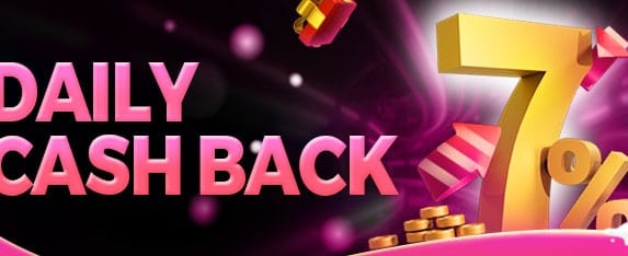 Weekly VIP Loss Cashback promotion banner
